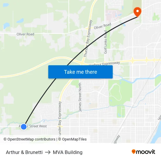 Arthur & Brunetti to MVA Building map