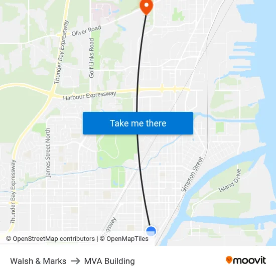 Walsh & Marks to MVA Building map