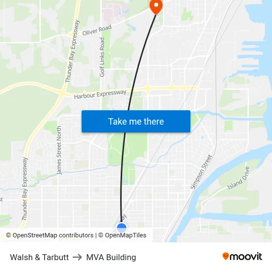 Walsh & Tarbutt to MVA Building map