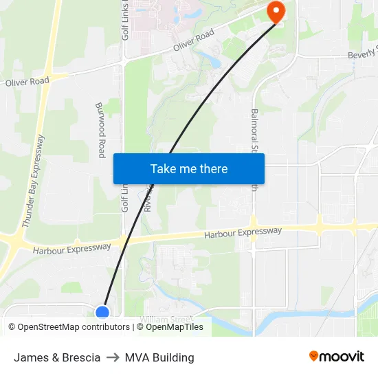 James & Brescia to MVA Building map