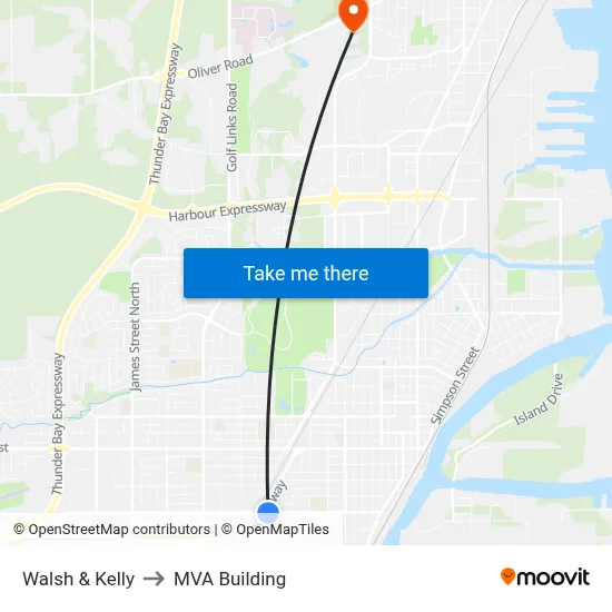 Walsh & Kelly to MVA Building map