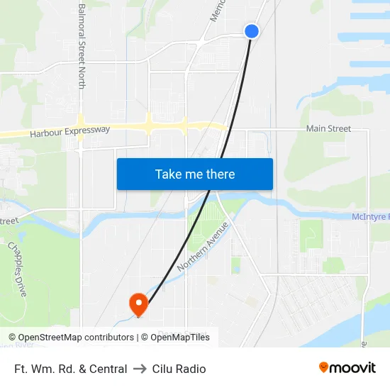 Ft. Wm. Rd. & Central to Cilu Radio map