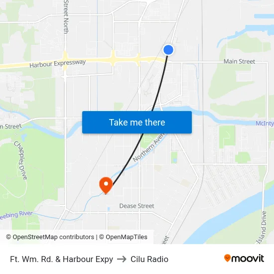 Ft. Wm. Rd. & Harbour Expy to Cilu Radio map