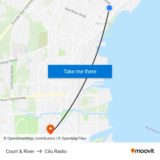 Court & River to Cilu Radio map