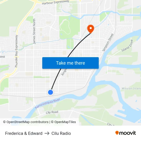 Frederica & Edward to Cilu Radio map
