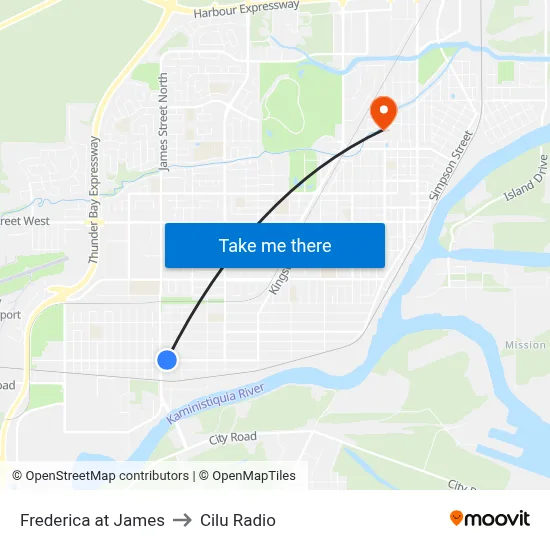 Frederica at James to Cilu Radio map