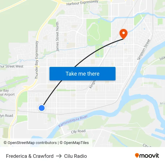 Frederica & Crawford to Cilu Radio map