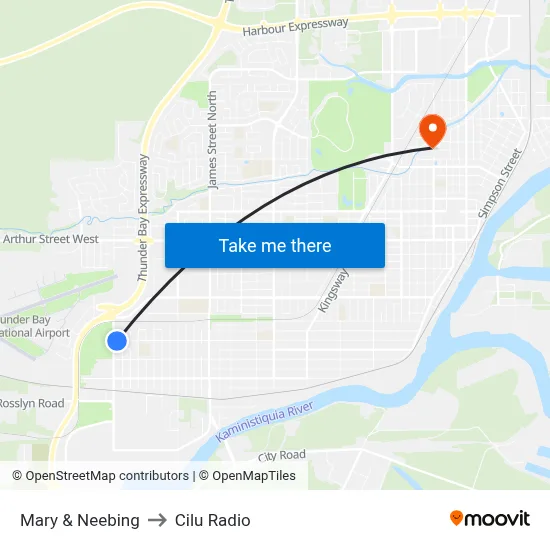Mary & Neebing to Cilu Radio map