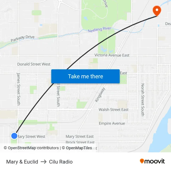 Mary & Euclid to Cilu Radio map