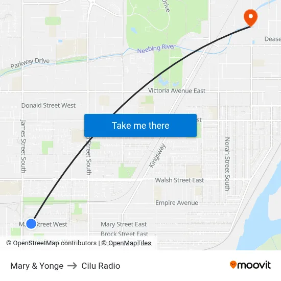 Mary & Yonge to Cilu Radio map