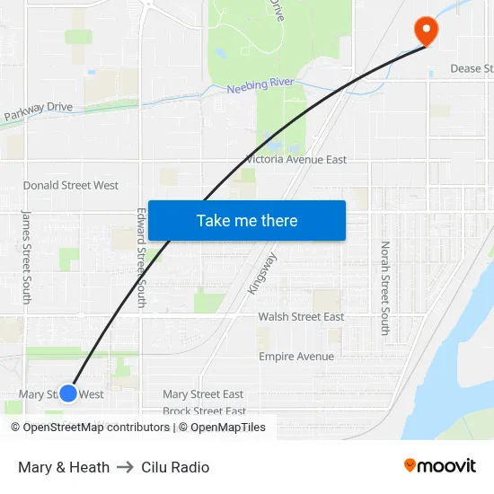 Mary & Heath to Cilu Radio map