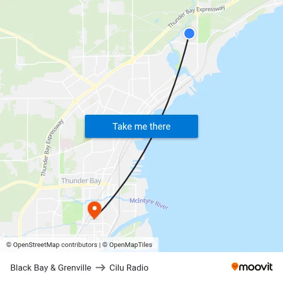 Black Bay & Grenville to Cilu Radio map