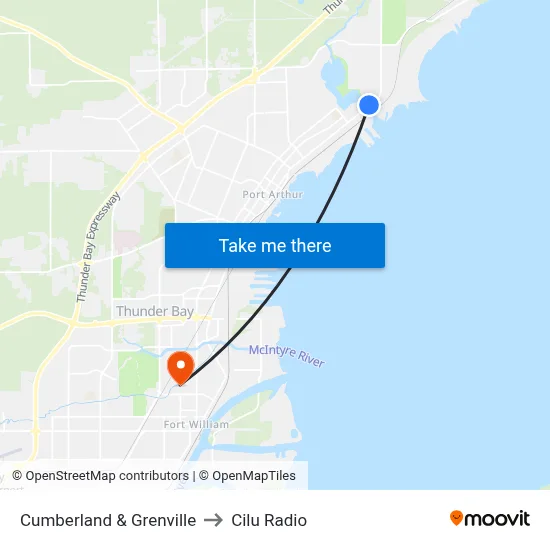 Cumberland & Grenville to Cilu Radio map