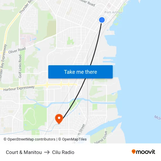Court & Manitou to Cilu Radio map