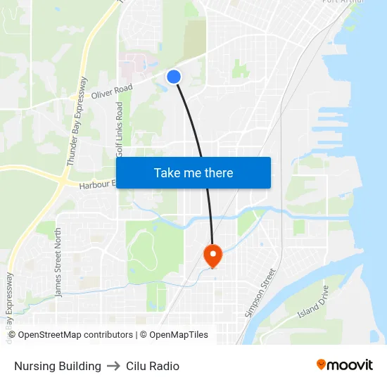 Nursing Building to Cilu Radio map