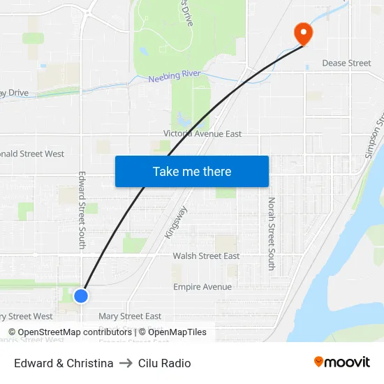Edward & Christina to Cilu Radio map