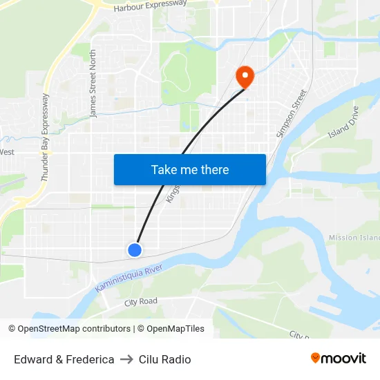 Edward & Frederica to Cilu Radio map