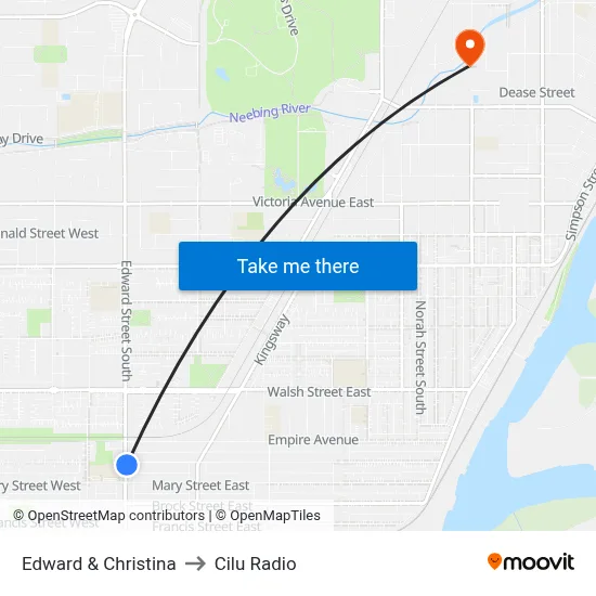 Edward & Christina to Cilu Radio map