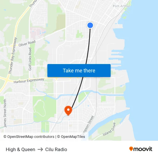 High & Queen to Cilu Radio map