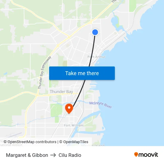 Margaret & Gibbon to Cilu Radio map