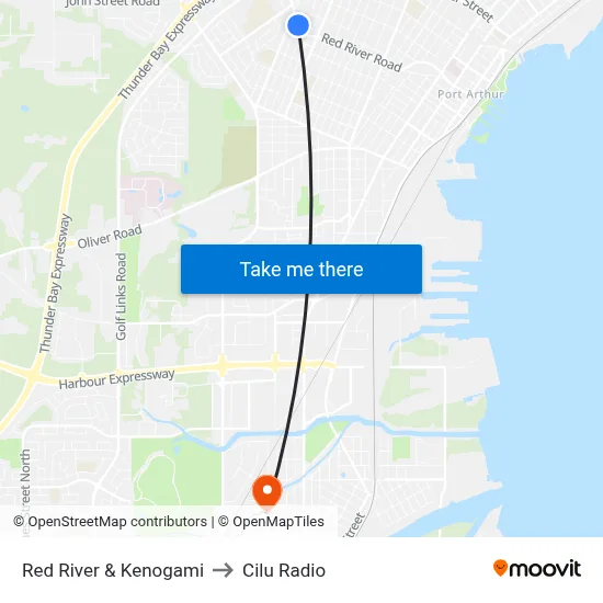 Red River & Kenogami to Cilu Radio map
