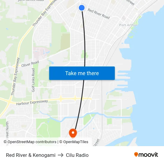 Red River & Kenogami to Cilu Radio map