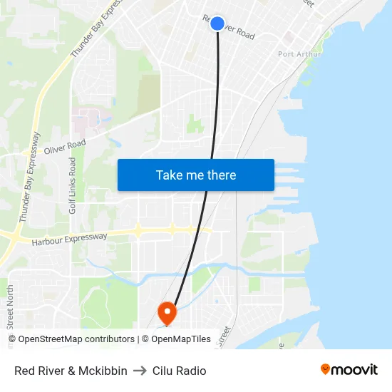 Red River & Mckibbin to Cilu Radio map