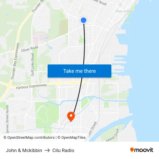 John & Mckibbin to Cilu Radio map