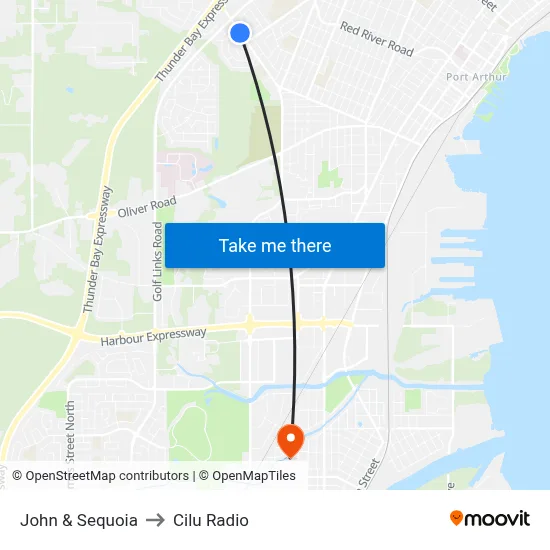 John & Sequoia to Cilu Radio map