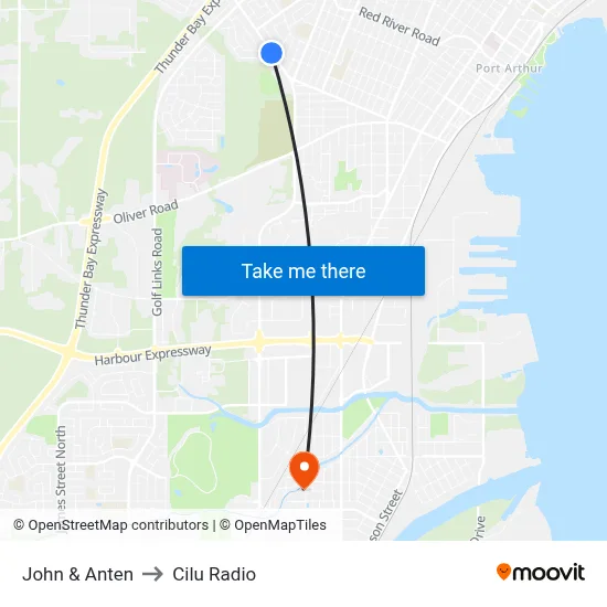 John & Anten to Cilu Radio map