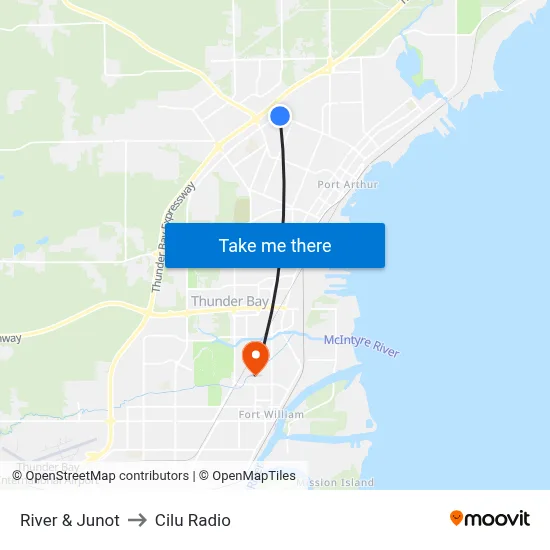 River & Junot to Cilu Radio map