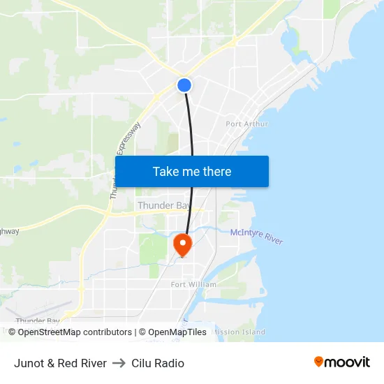 Junot & Red River to Cilu Radio map