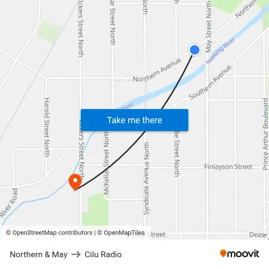 Northern & May to Cilu Radio map