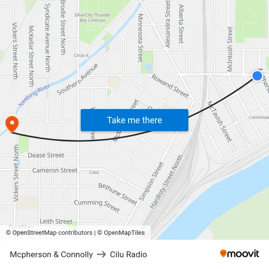 Mcpherson & Connolly to Cilu Radio map