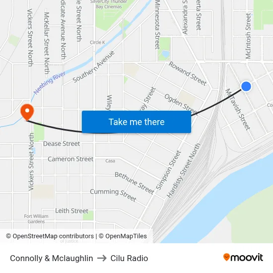 Connolly & Mclaughlin to Cilu Radio map