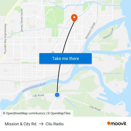 Mission & City Rd. to Cilu Radio map