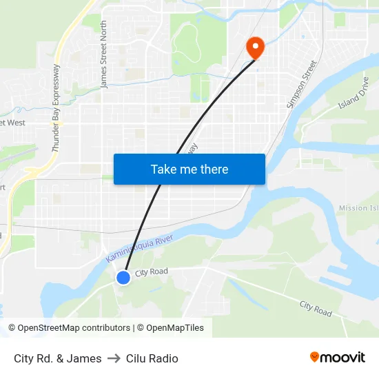 City Rd. & James to Cilu Radio map