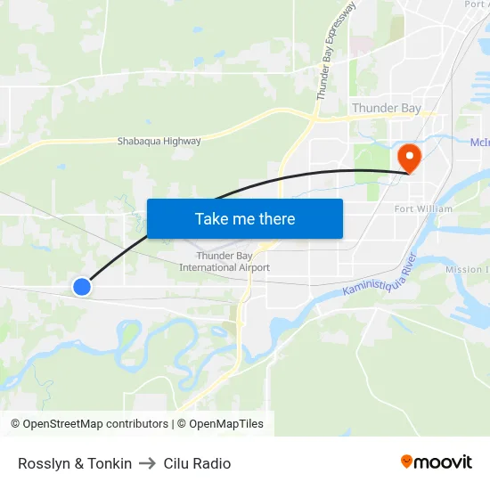 Rosslyn & Tonkin to Cilu Radio map