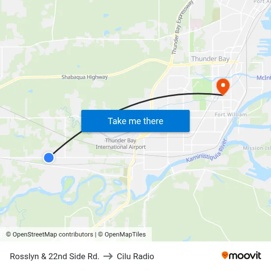 Rosslyn & 22nd Side Rd. to Cilu Radio map