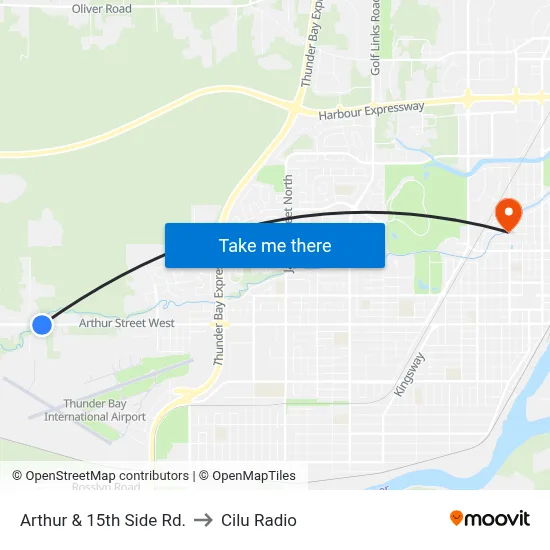 Arthur & 15th Side Rd. to Cilu Radio map
