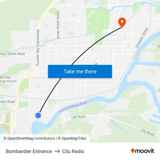 Bombardier Entrance to Cilu Radio map