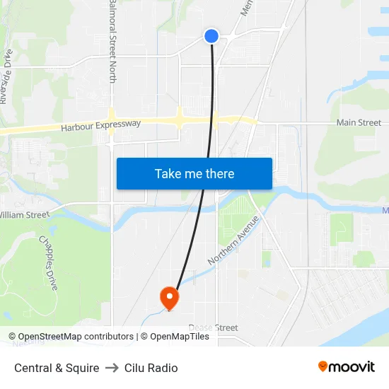 Central & Squire to Cilu Radio map