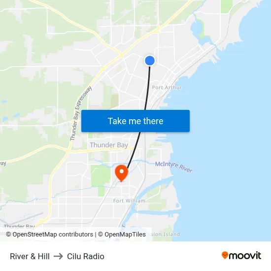 River & Hill to Cilu Radio map