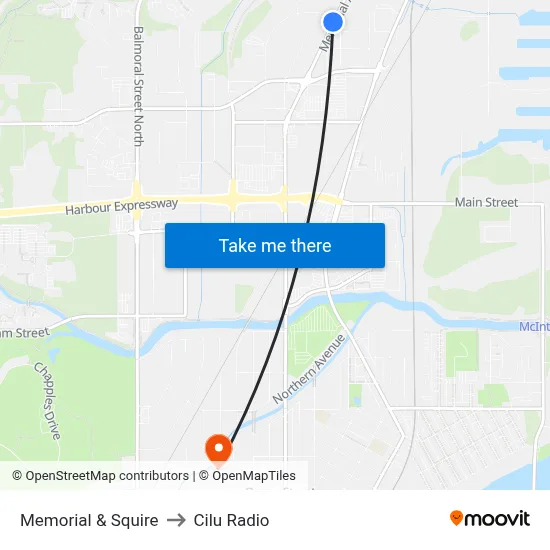 Memorial & Squire to Cilu Radio map