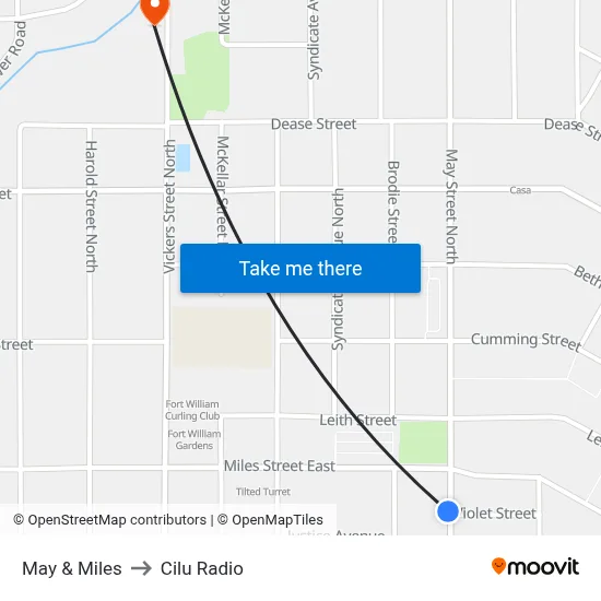 May & Miles to Cilu Radio map