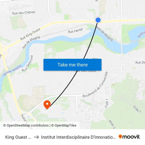 King Ouest / Farwell to Institut Interdisciplinaire D'Innovation Technologique (3it) map