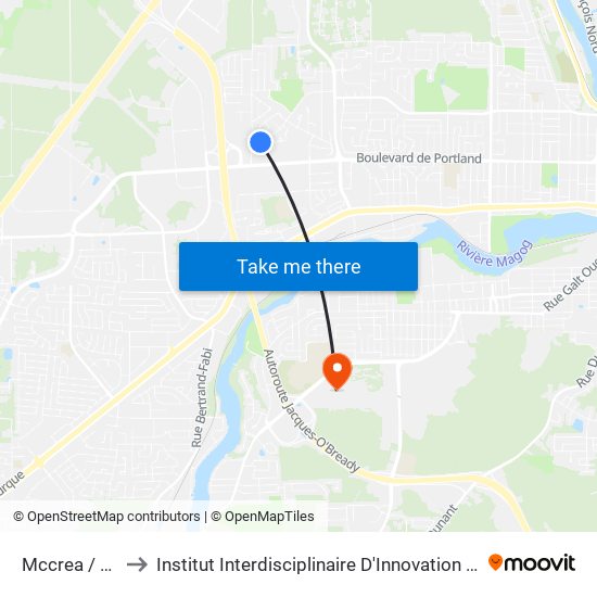 Mccrea / Richard to Institut Interdisciplinaire D'Innovation Technologique (3it) map