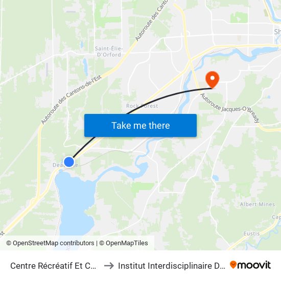 Centre Récréatif Et Communautaire De Deauville to Institut Interdisciplinaire D'Innovation Technologique (3it) map