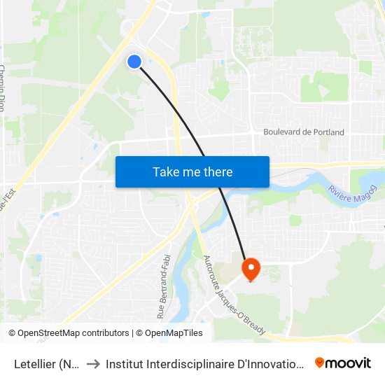 Letellier (No.4025) to Institut Interdisciplinaire D'Innovation Technologique (3it) map