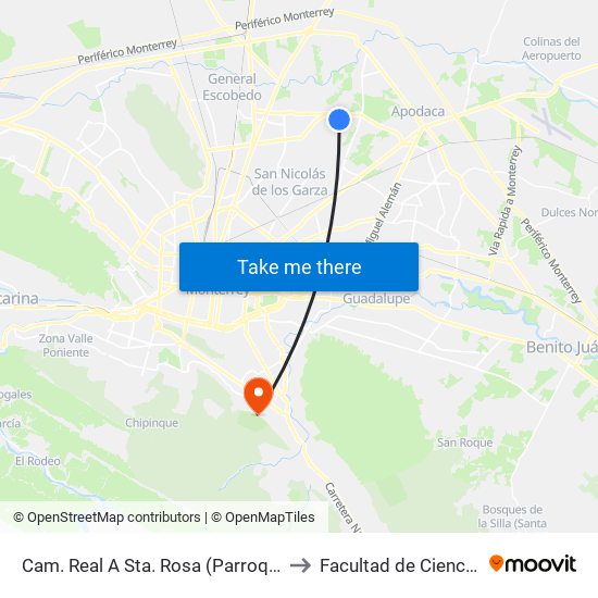 Cam. Real A Sta. Rosa (Parroquia de Santa Teresita Del Niño Jesús) to Facultad de Ciencias de La Comunicacion map